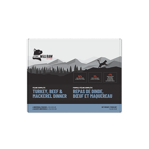 Feline Complete Turkey, Beef & Mackeral Dinner 3lb