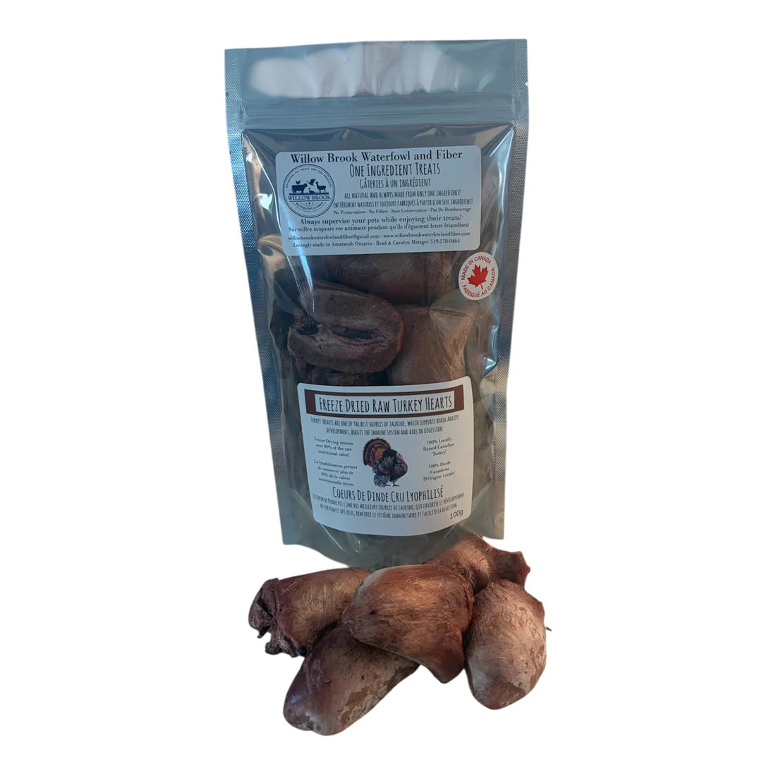 Freeze Dried Raw Turkey Hearts