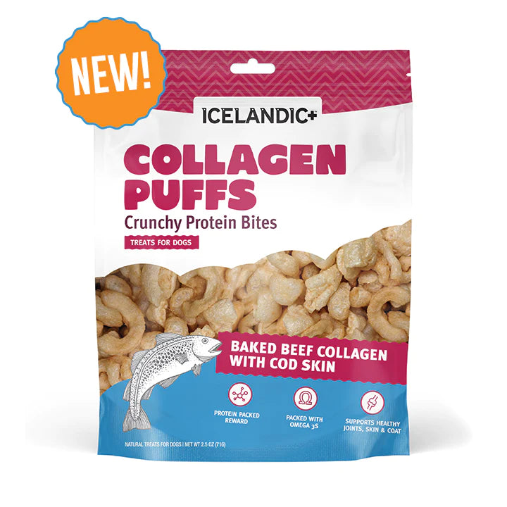 Beef Collagen Puffs with Cod Treats *FINAL SALE*