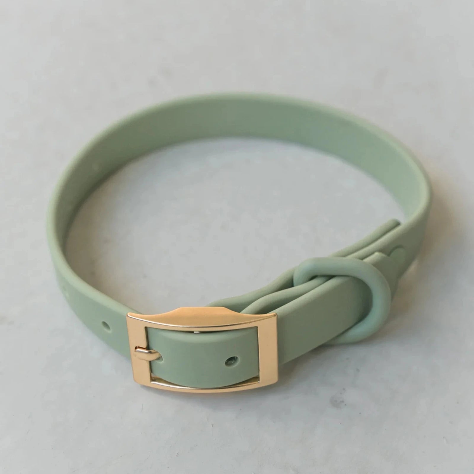 Waterproof Dog Collar - Sage Green