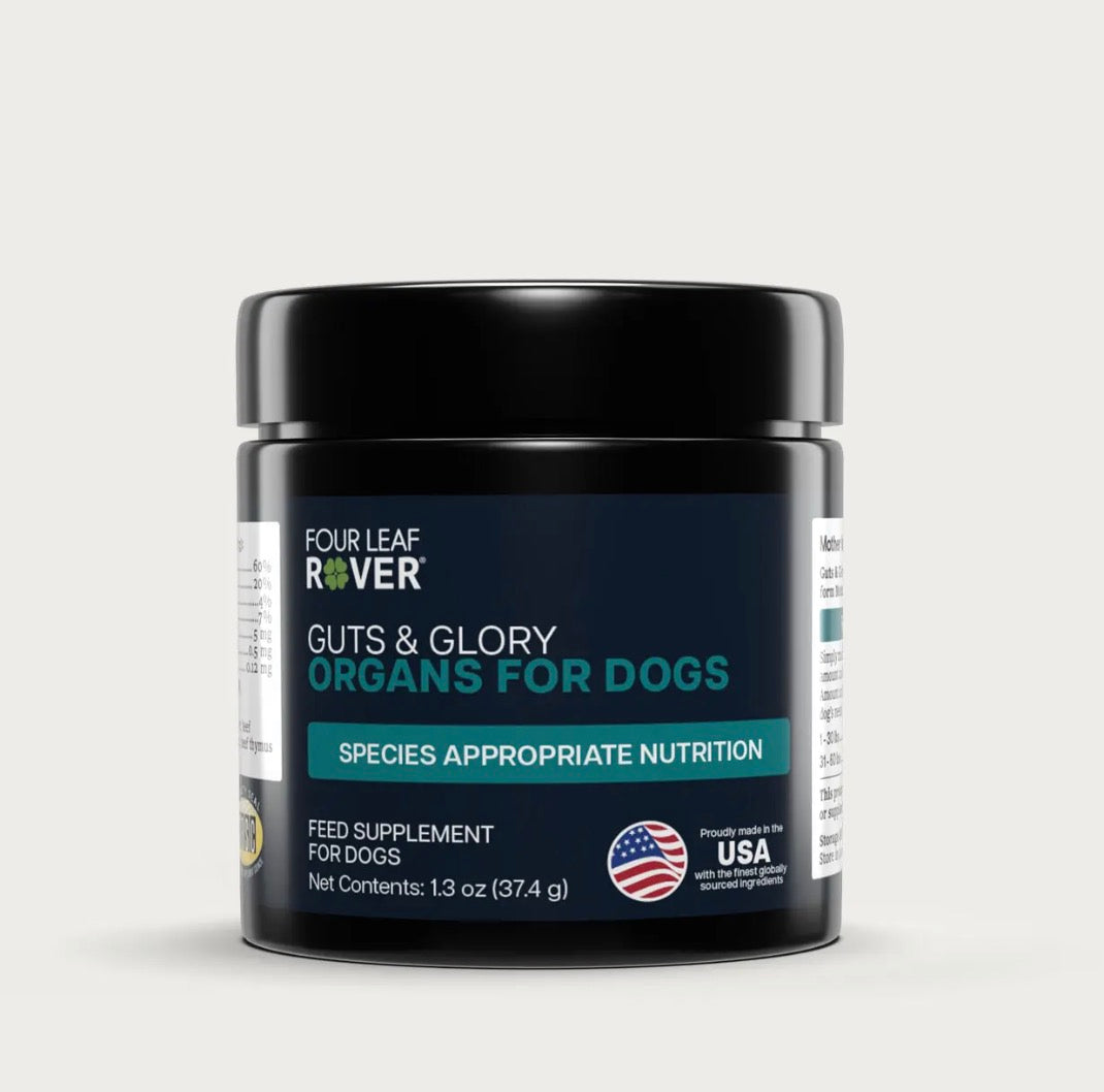 Guts & Glory - Grass-fed Organs for Dogs *FINAL SALE - Expiry: 07/26*