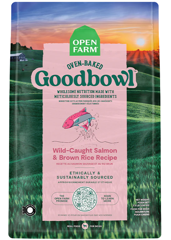 GoodBowl™ Wild-Caught Salmon & Brown Rice Recipe for Dogs