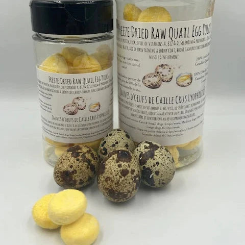 Freeze Dried Quail Egg Yolks