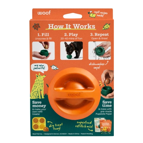 *Limited Edition* Pumpkin Pupsicle - Long Lasting Puzzle Toy