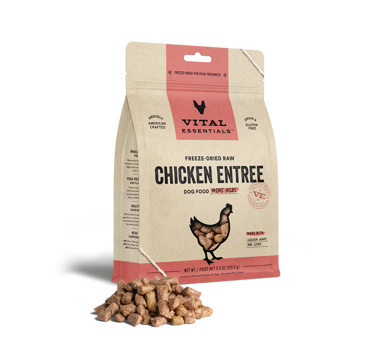 Freeze Dried Raw Chicken Entree Mini Nibs