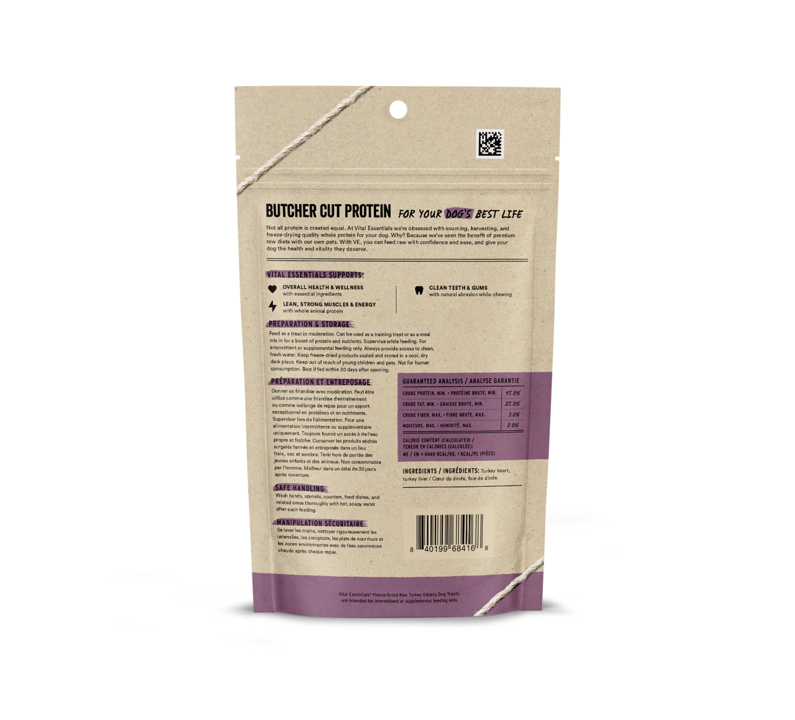 Freeze-Dried Raw Turkey Giblets