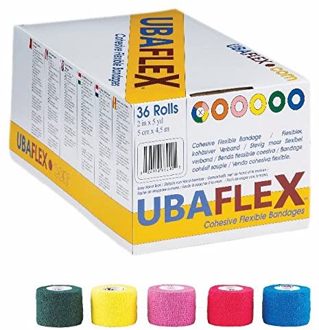 UBAFLEX Cohesive Bandages - 2 inch x 5 yards