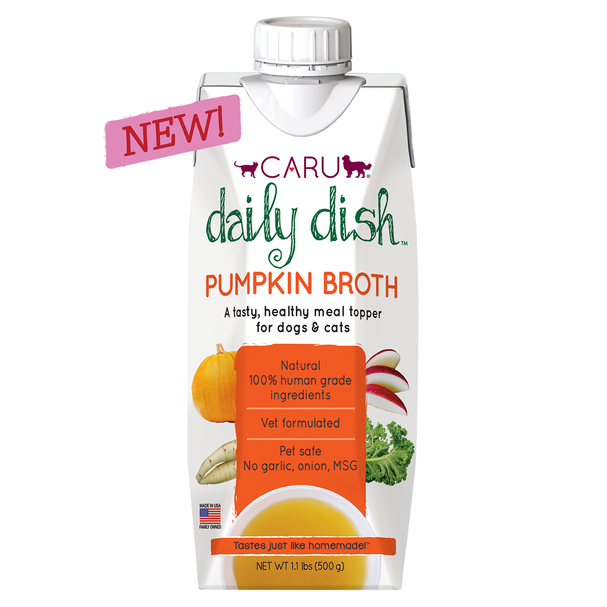 Daily Dish Pumpkin Broth for Dogs & Cats