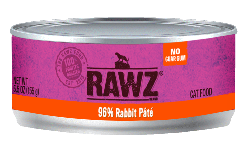 Rabbit Recipe Cat 96% Meat Gum Free Pâté Cans