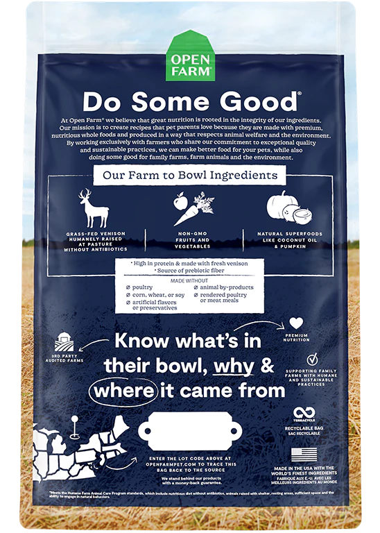 New Zealand Venison Grain-Free Dry Dog Food