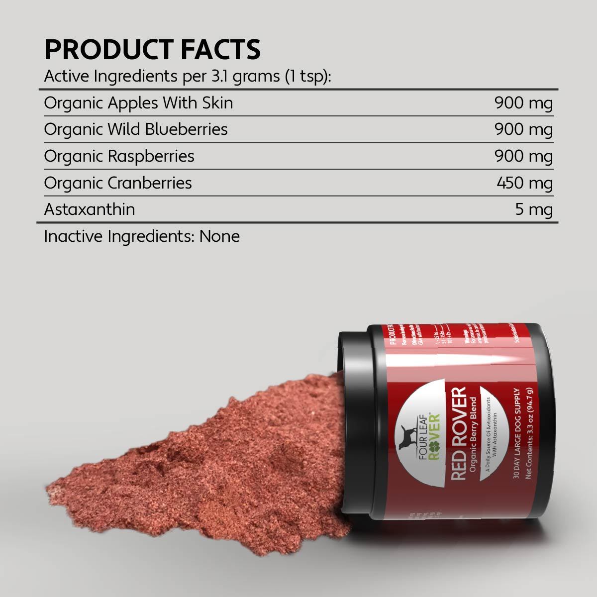 Red Rover - Organic Berries for Dogs