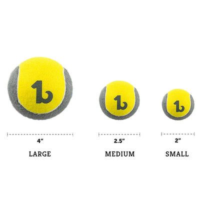 Be One Breed Sturdy Tennis Ball Size Chart