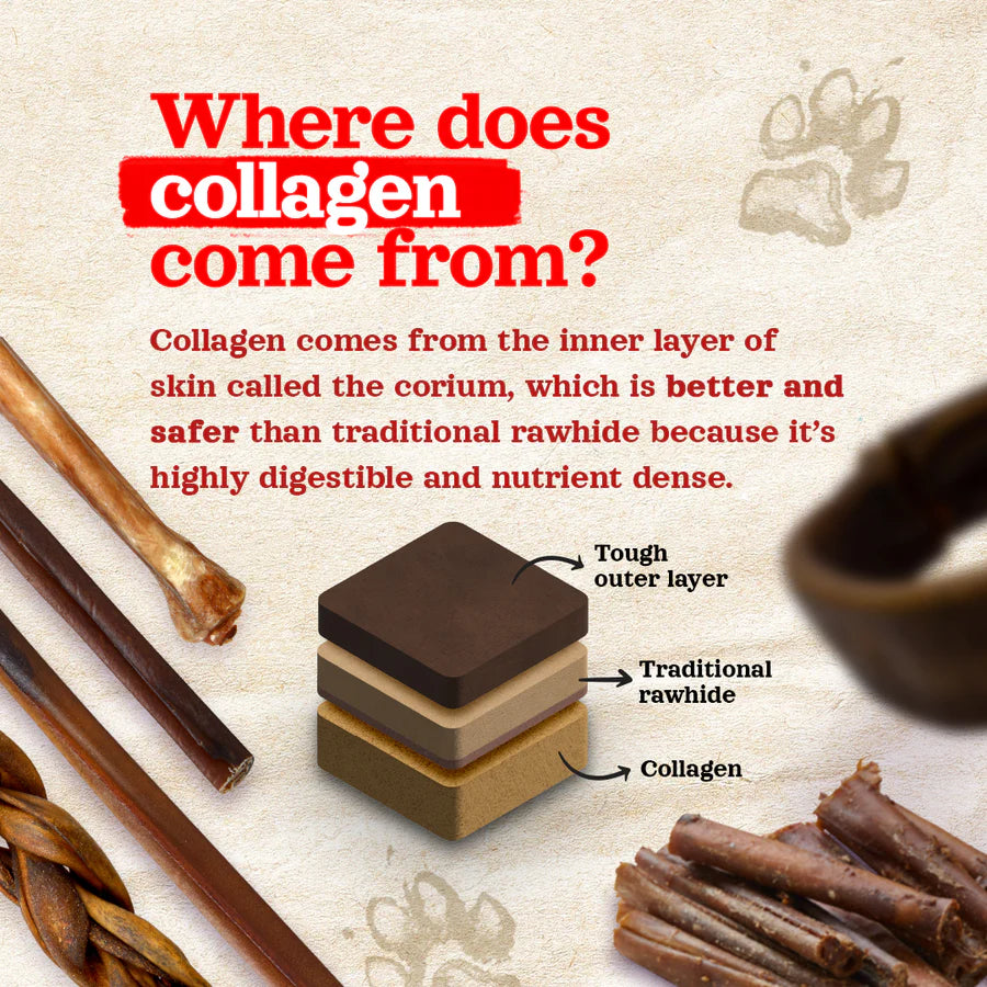 Stuffed Collagen with Bully Sticks