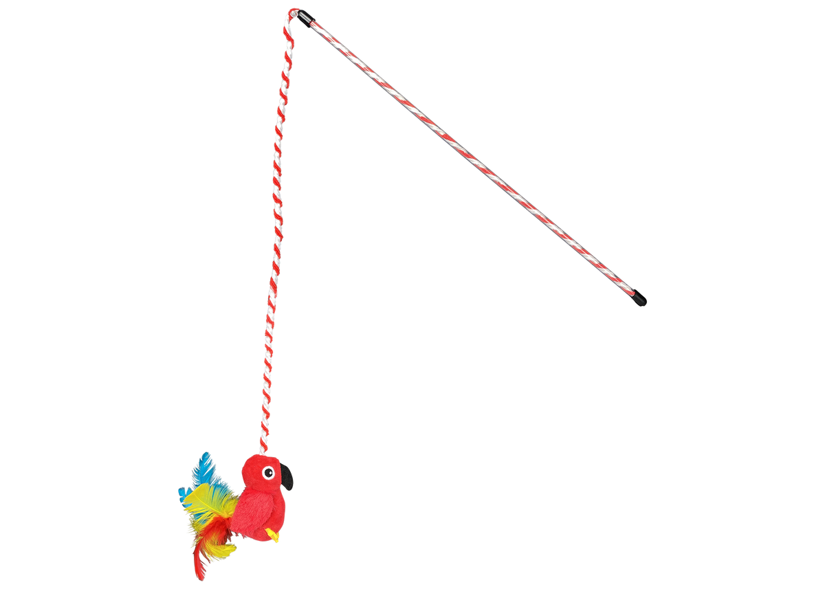 Parrot Wand Cat Toy