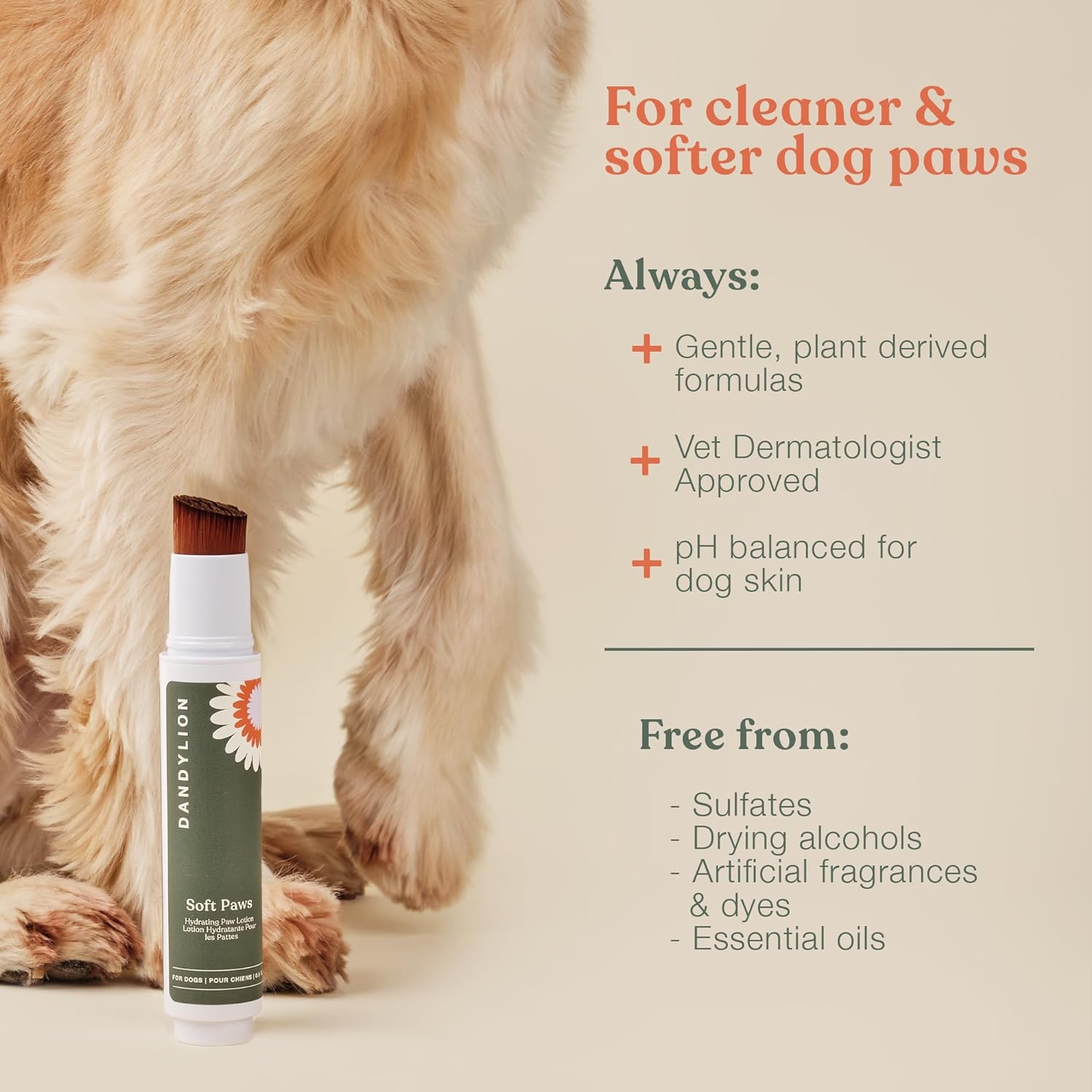 Dandylion Soft Paws Hydrating Paw Lotion