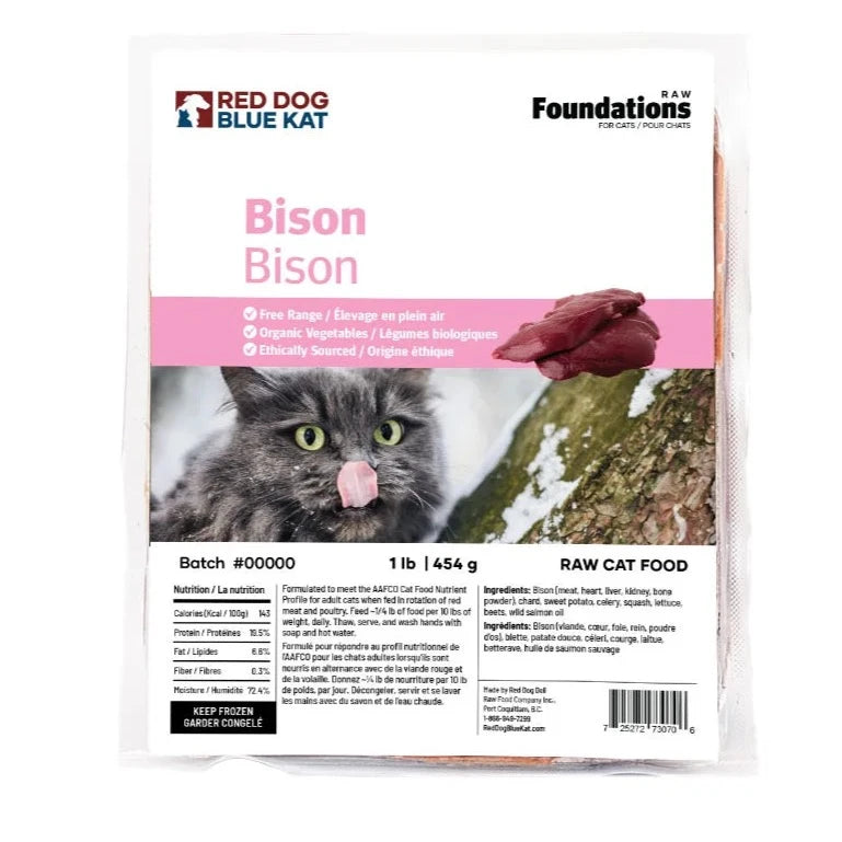 Foundations Cat Bison Recipe