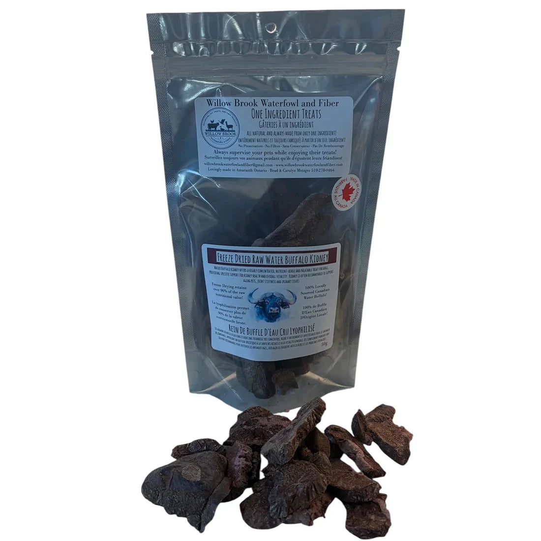 Freeze Dried Raw Water Buffalo Kidney
