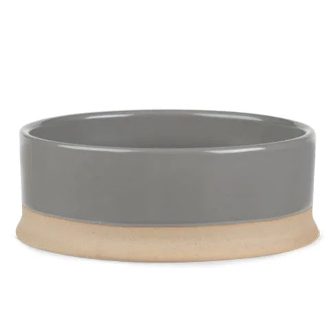 Scandi Non Tip Food &amp; Water Bowl - Grey