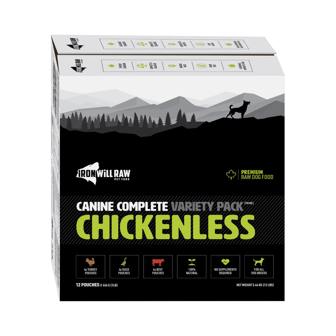 Canine Complete Chickenless Variety Pack 12lb