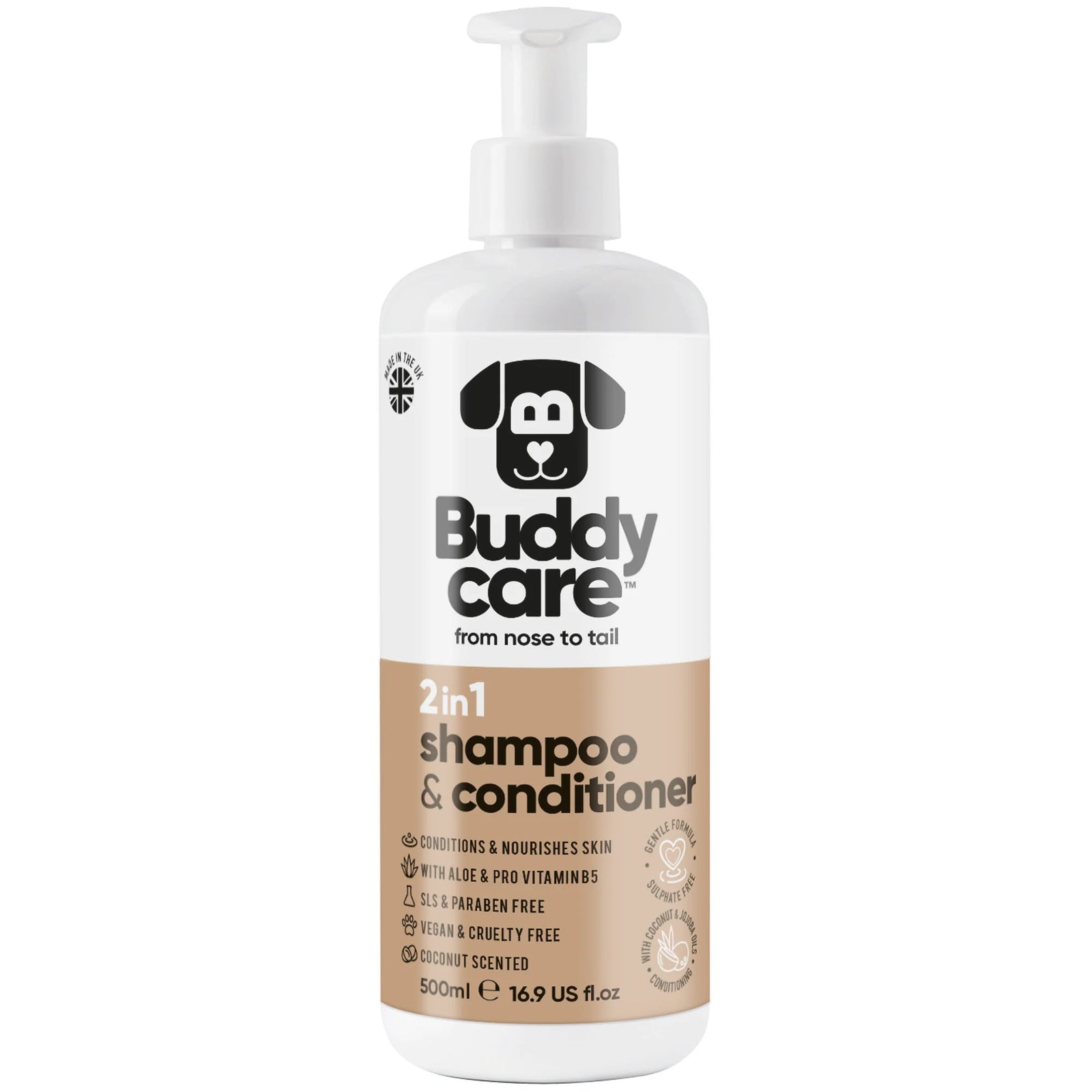 2in1 Coconut Dog Shampoo & Conditioner