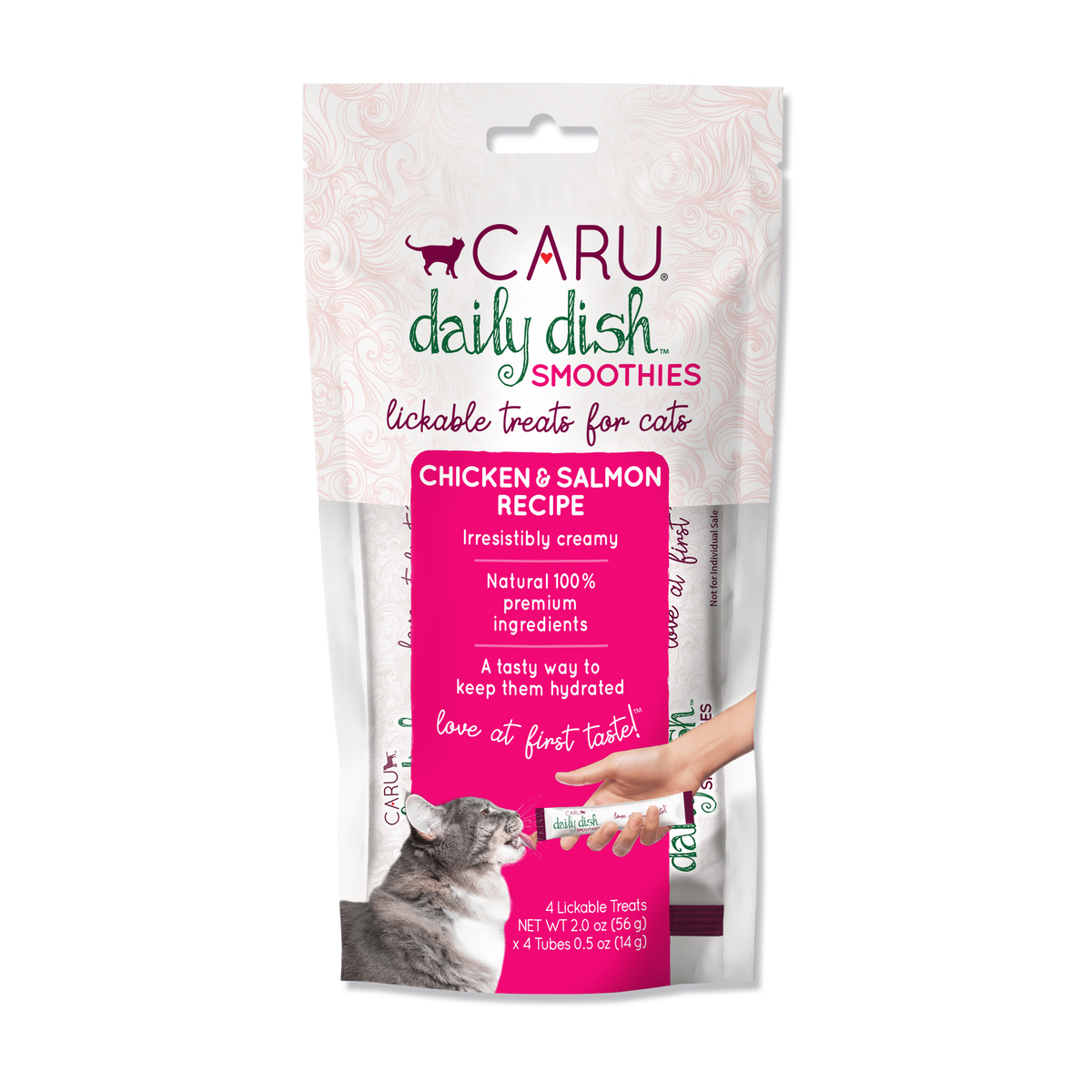 Daily Dish Chicken &amp; Salmon Smoothies Treats for Cats