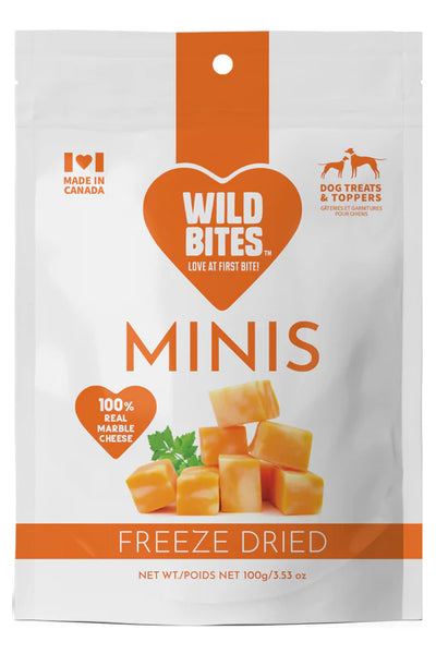 Freeze Dried Minis 100% Canadian Marble Cheese