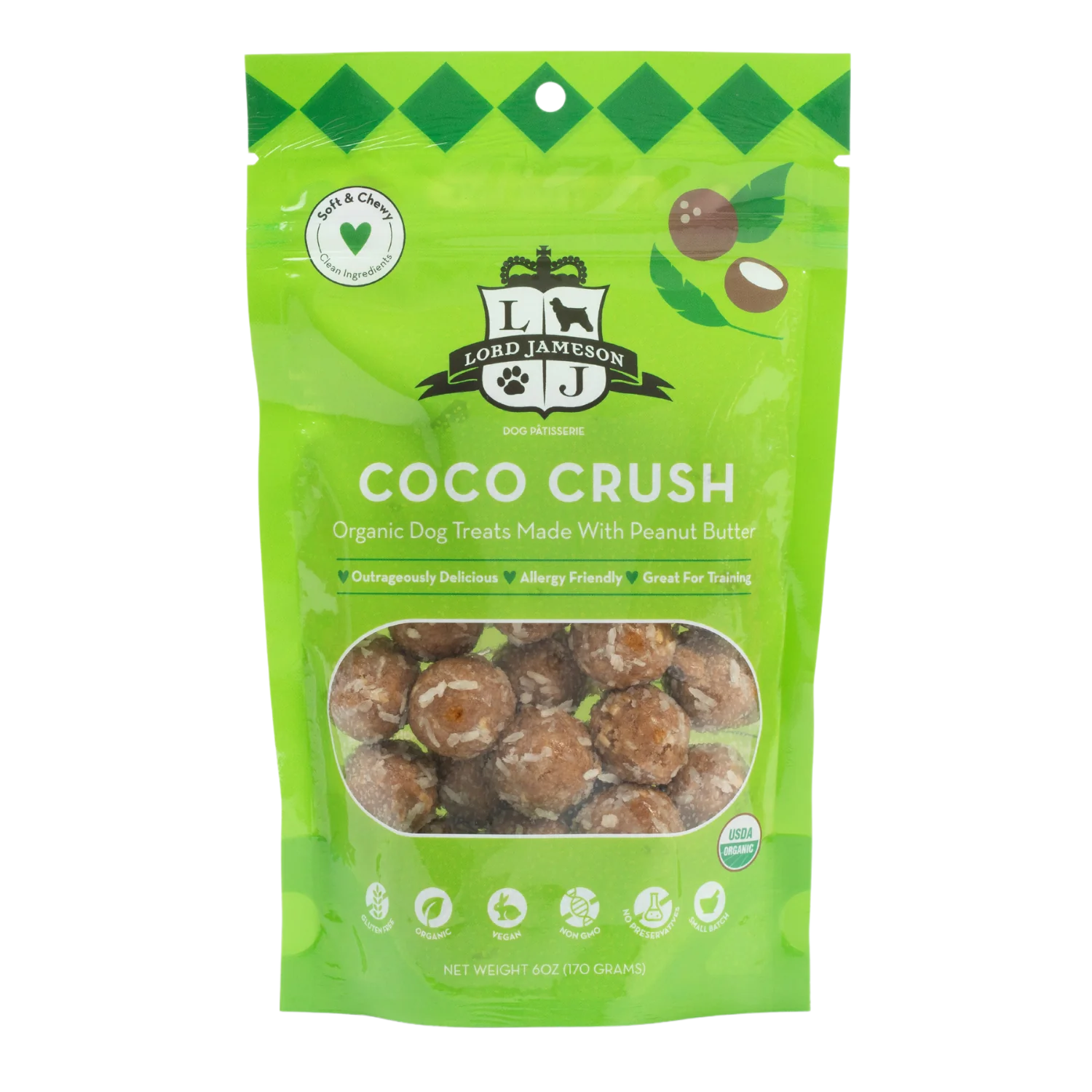 Coco Crush Organic Dog Treats