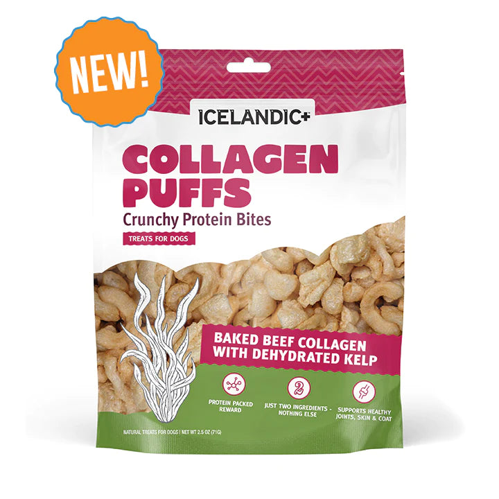 Beef Collagen Puffs with Kelp Treats *FINAL SALE*