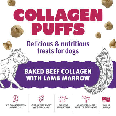 Beef Collagen Puffs with Marrow Treats