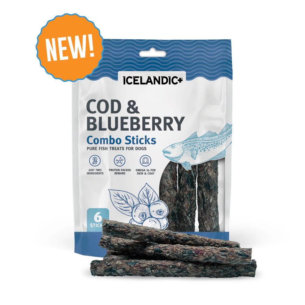 Cod & Blueberry Combo Sticks