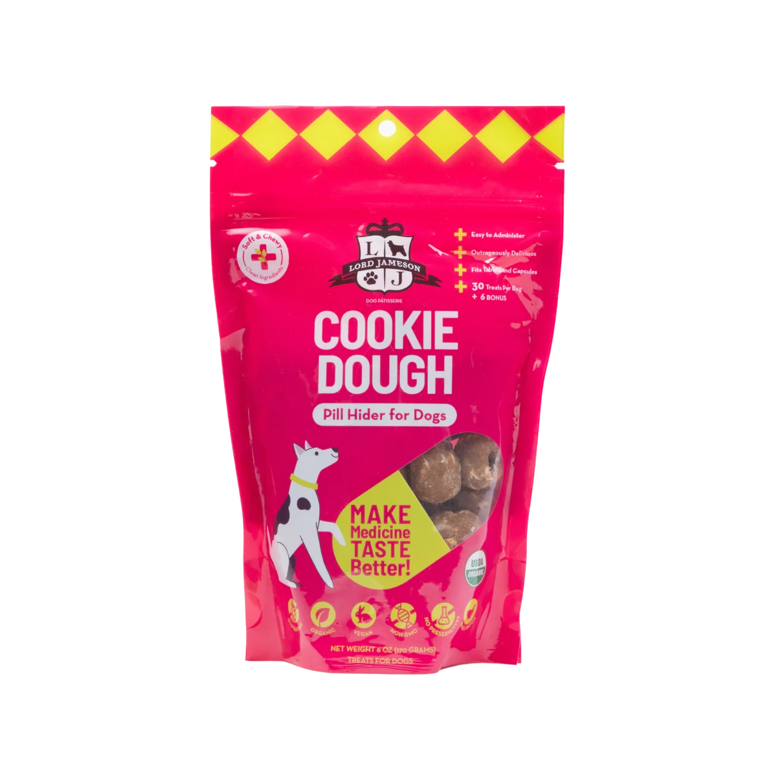 Cookie Dough Organic Pill Hider Dog Treats