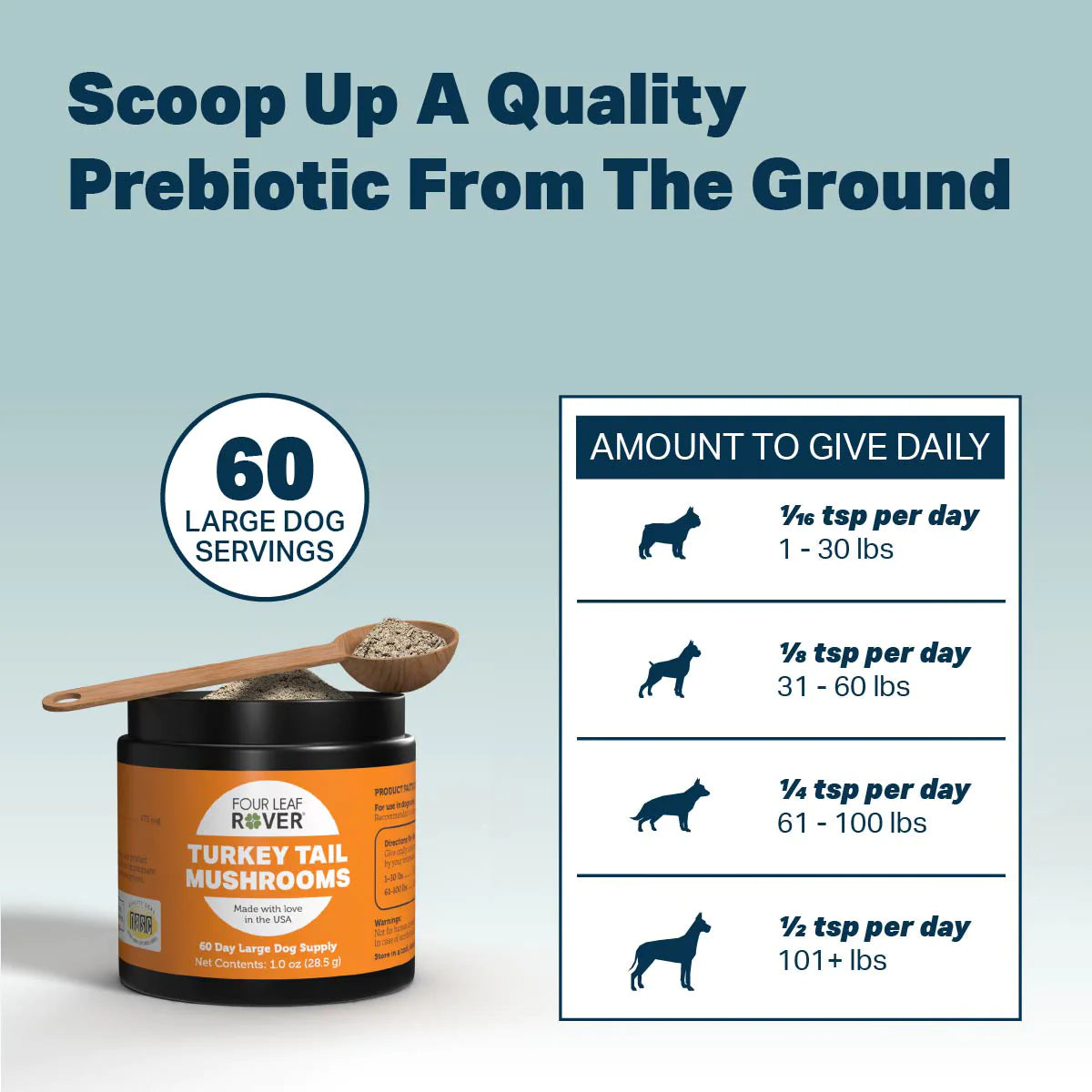 Mushroom powder for 2024 dogs