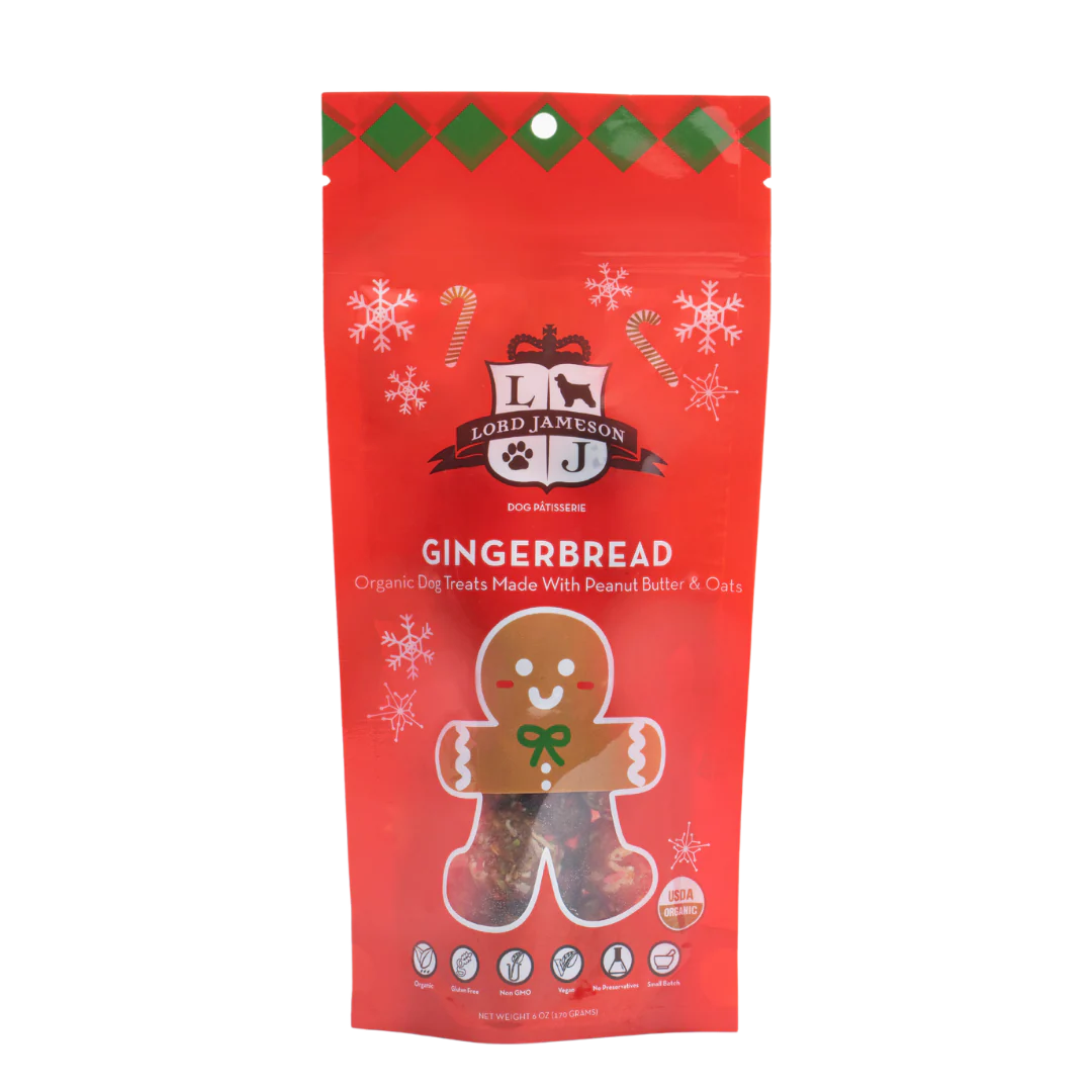 Christmas Gingerbread Organic Dog Treats
