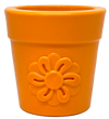 Flower Pot Durable Rubber Treat Dispenser & Enrichment