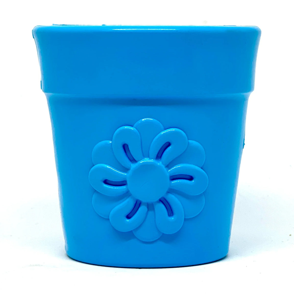 Flower Pot Durable Rubber Treat Dispenser & Enrichment