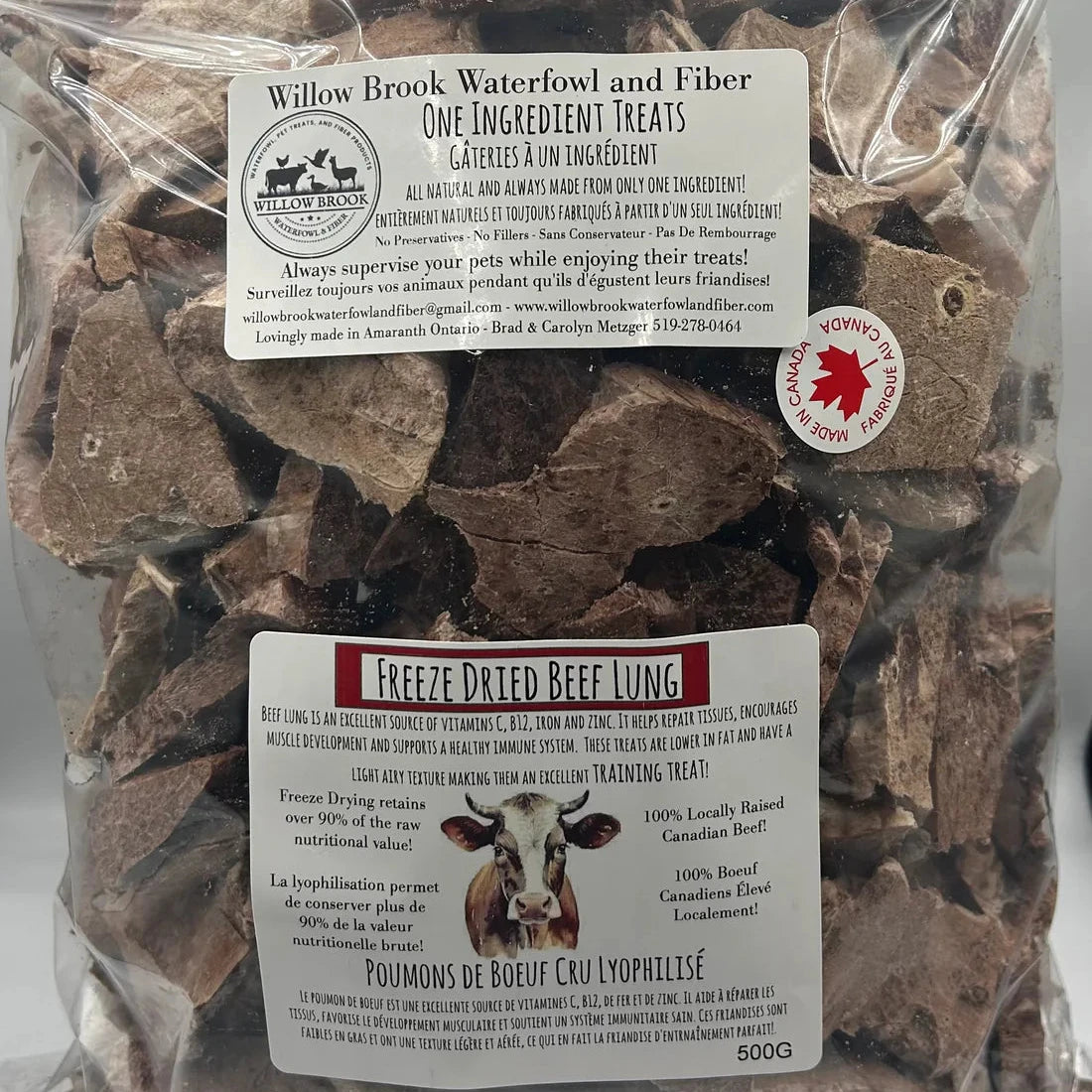Freeze Dried Beef Lung