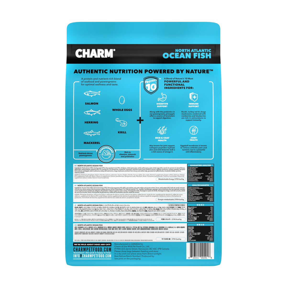 North Atlantic Ocean Fish Dry Dog Food