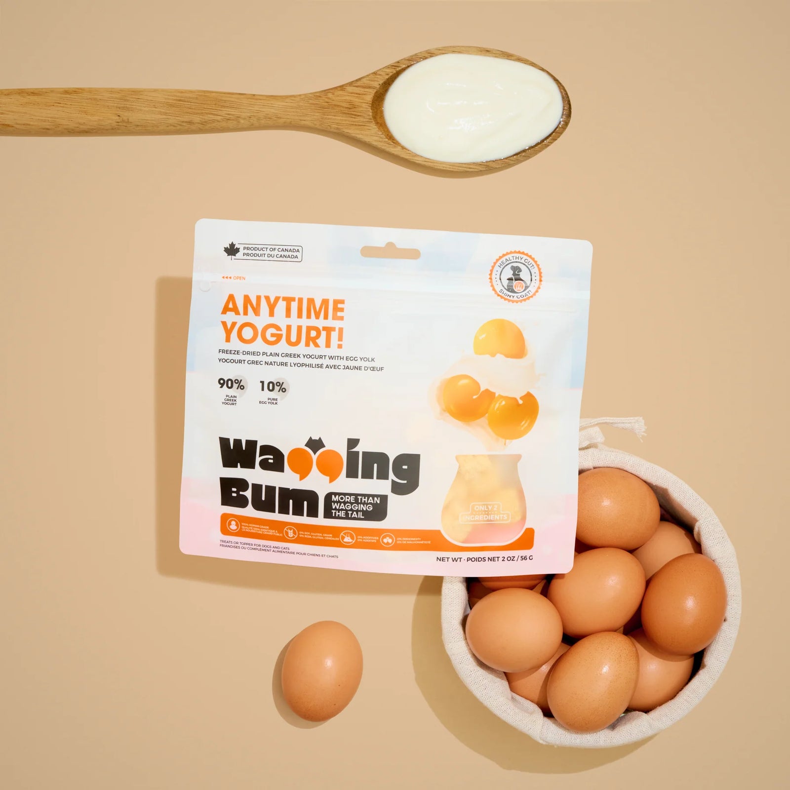 Anytime Yogurt! Freeze-Dried Yogurt with Egg Yolk