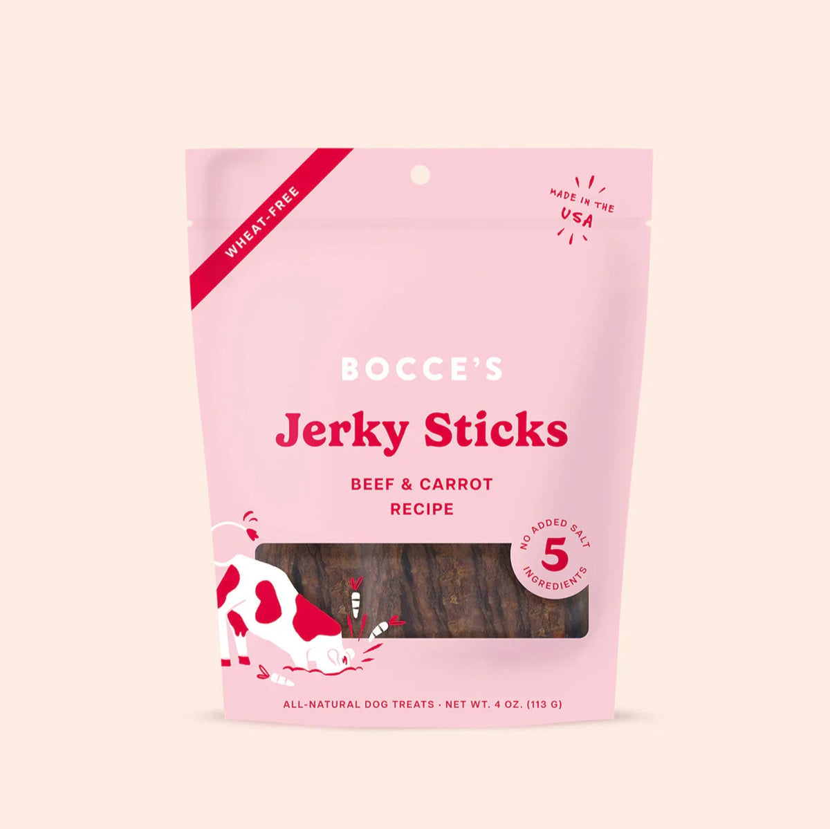 Grazers Beef &amp; Carrot Jerky Sticks