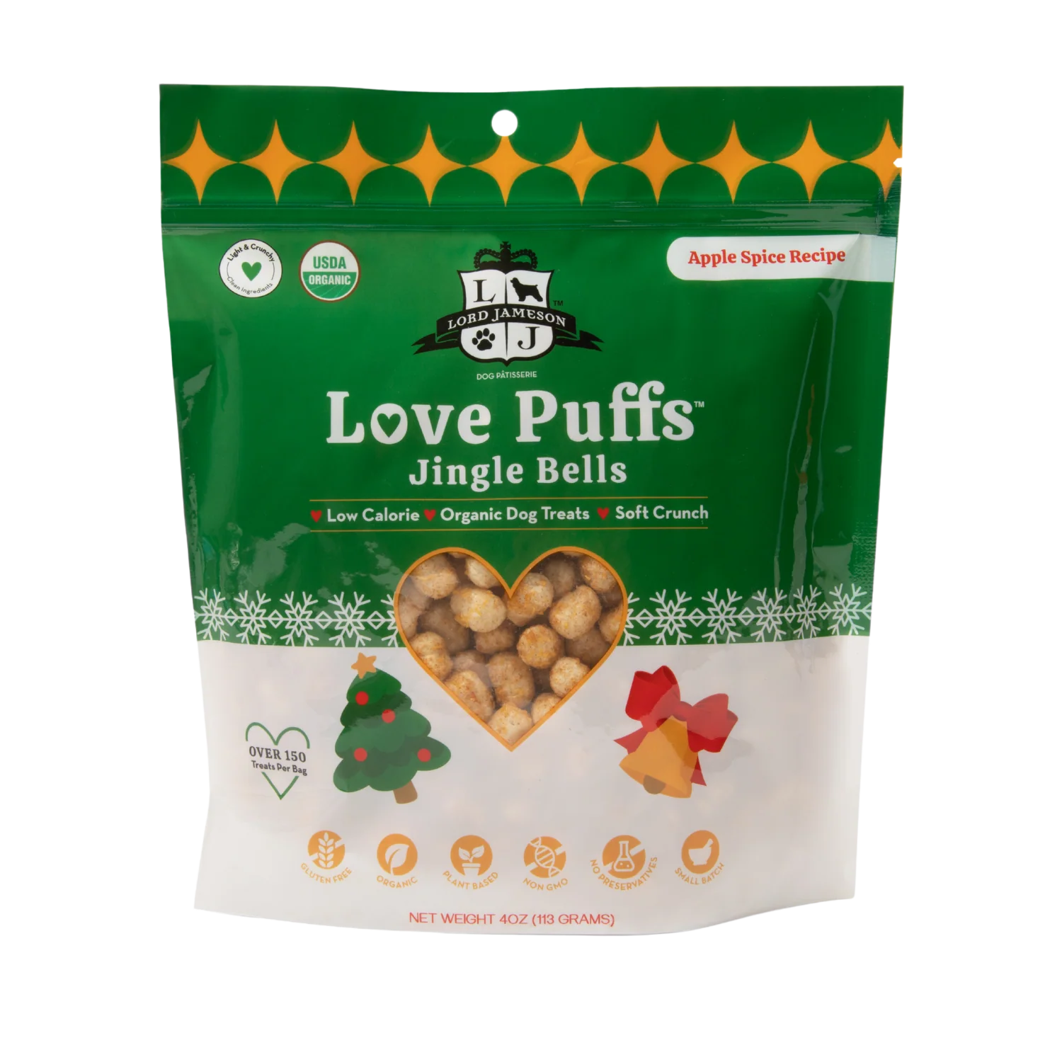 Jingle Bells Organic Dog Treats