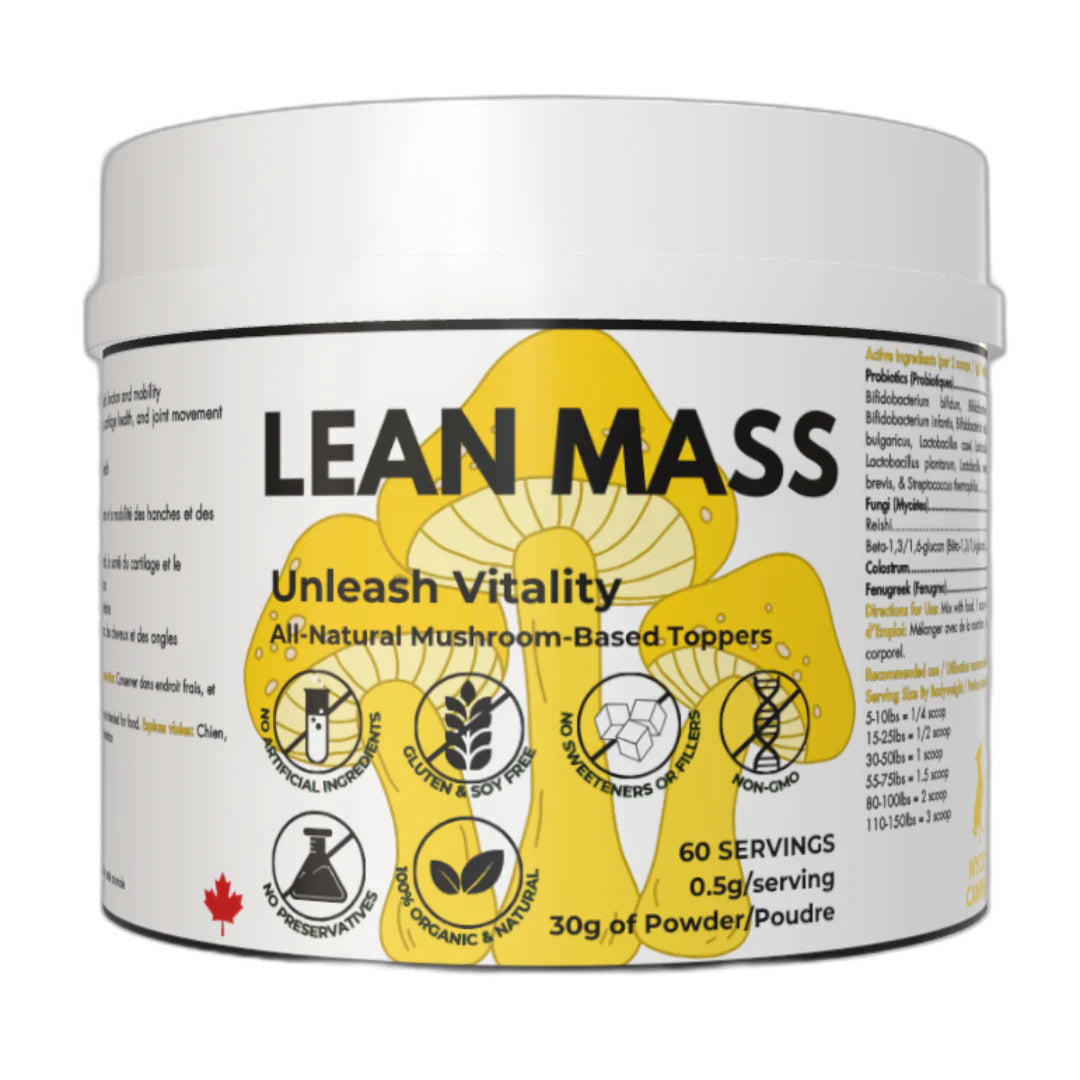 Lean Mass All Natural Mushroom Based Supplement