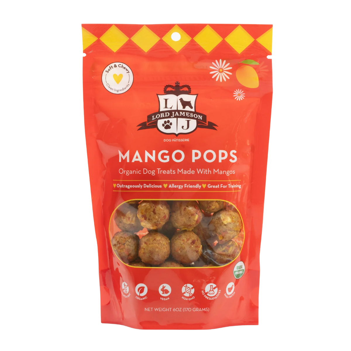Mango Pops Organic Dog Treats