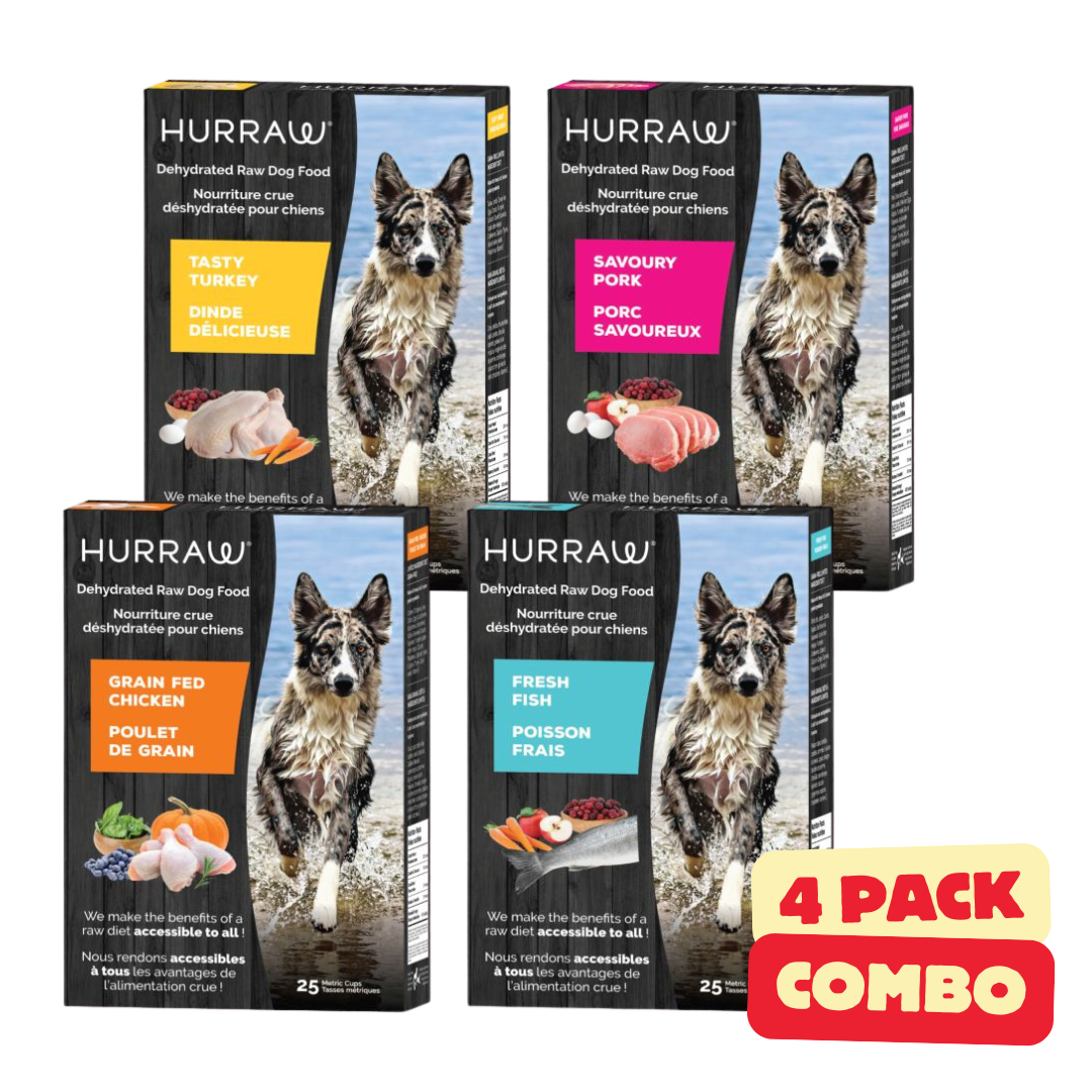 Hurraw Variety Pack - Pork/Chicken/Turkey/Fish