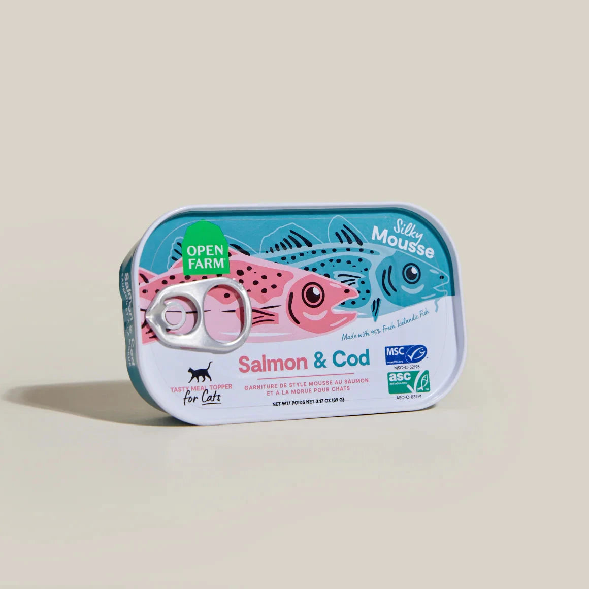 Salmon & Cod Mousse Topper for Cats