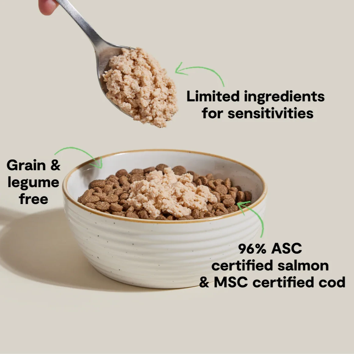 Salmon & Cod Mousse Topper for Cats