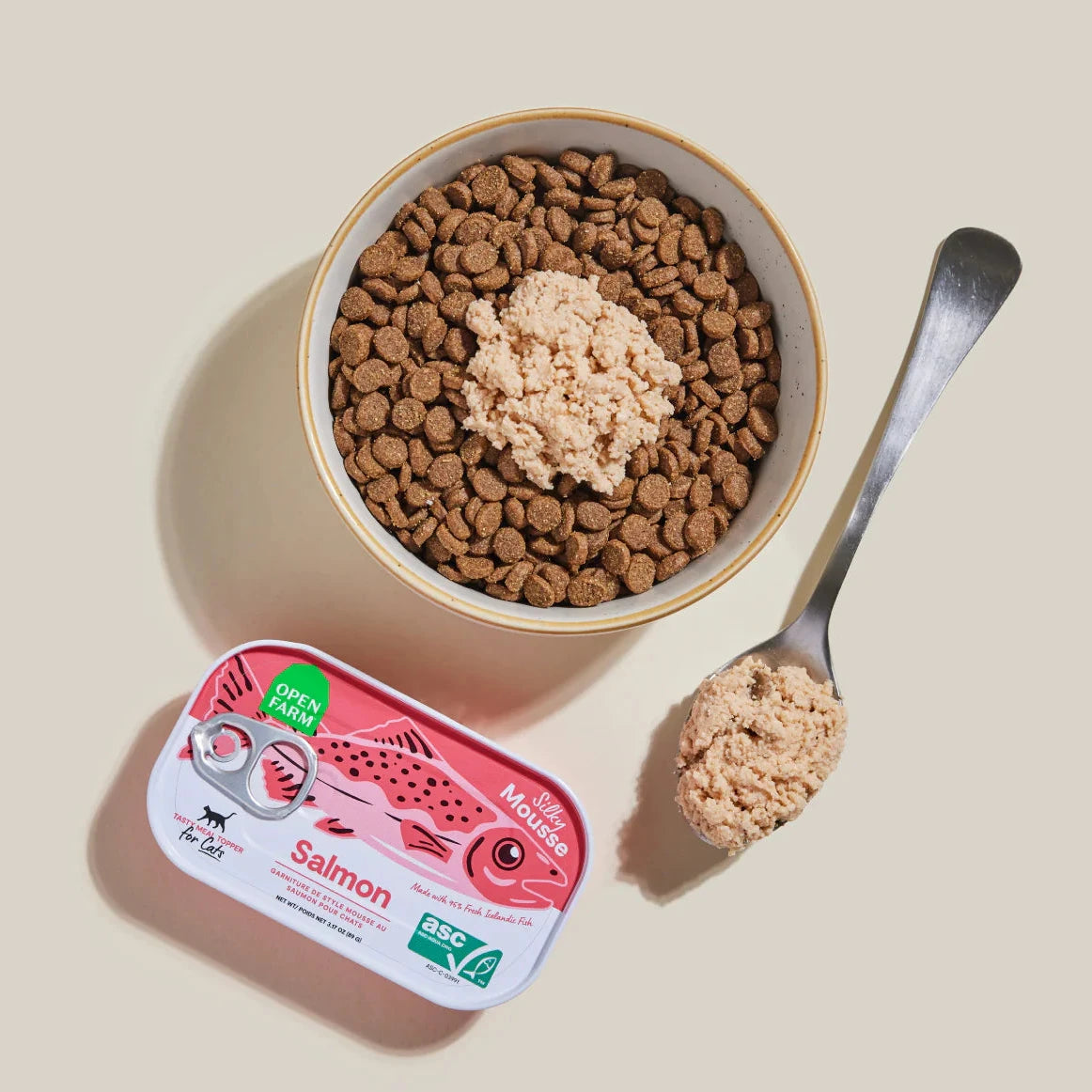 Salmon Mousse Topper for Cats