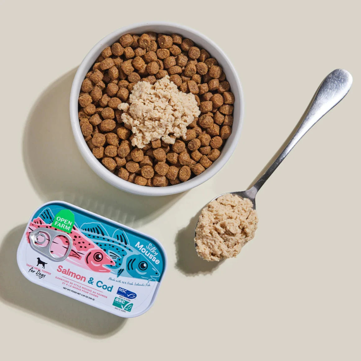 Salmon & Cod Mousse Topper for Dogs