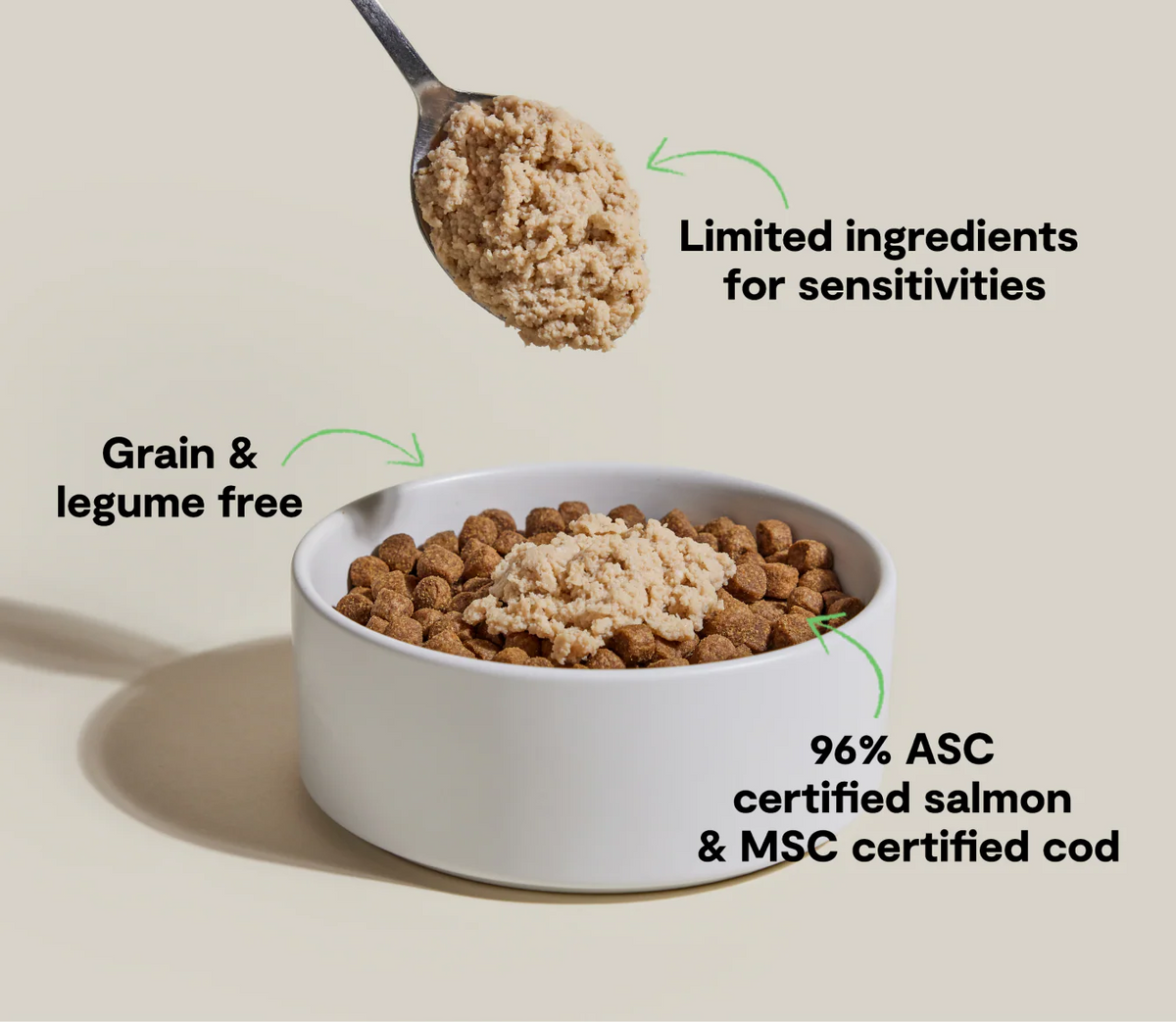 Salmon & Cod Mousse Topper for Dogs