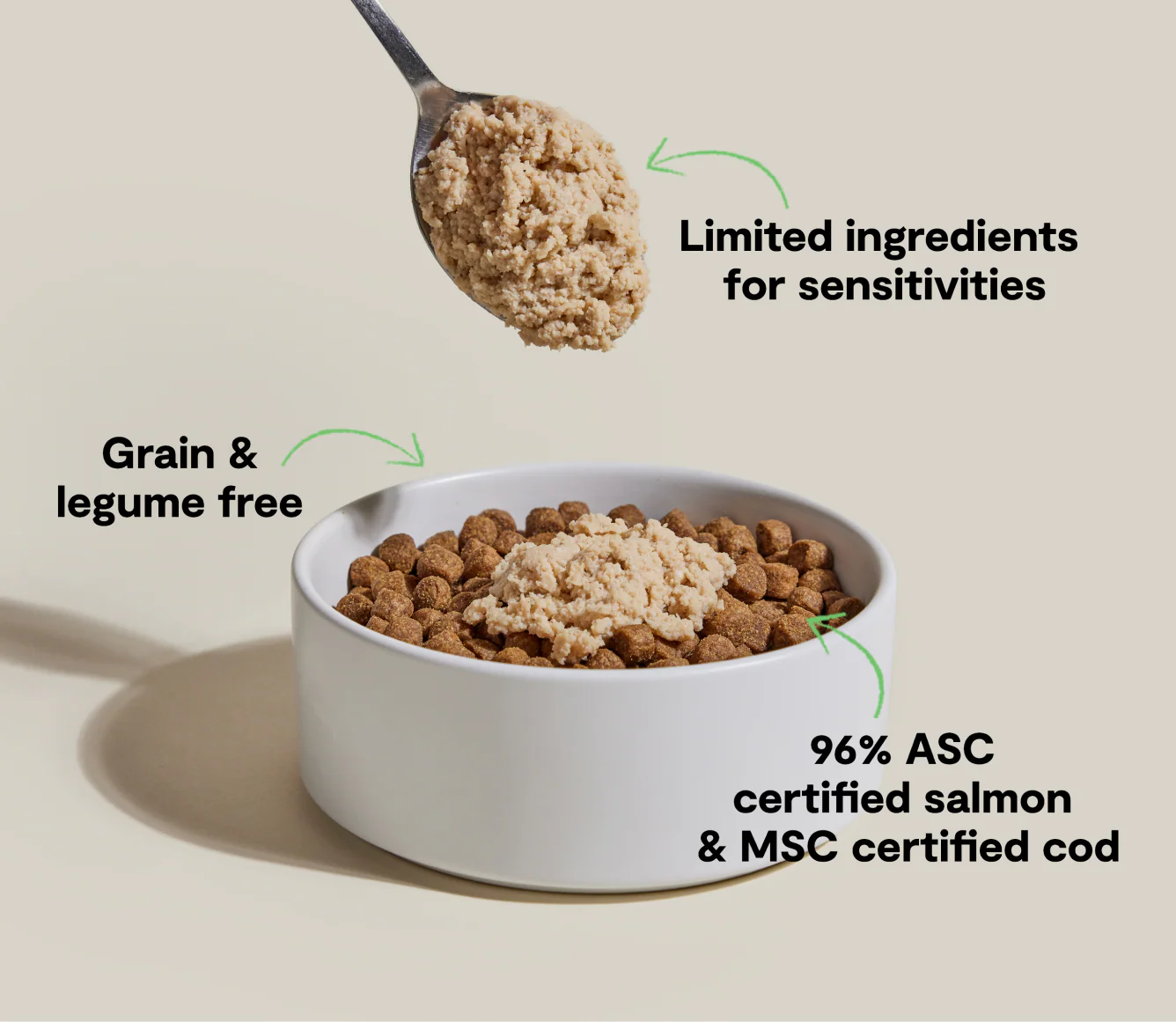 Salmon & Cod Mousse Topper for Dogs