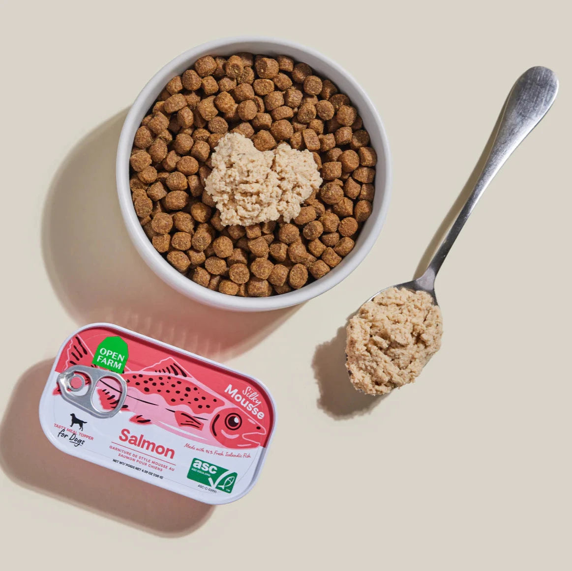 Salmon Mousse Topper for Dogs